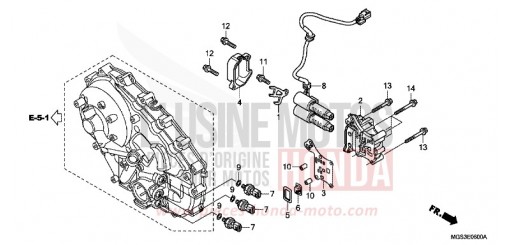SOLENOIDE LINEAIRE NC700XDD de 2013